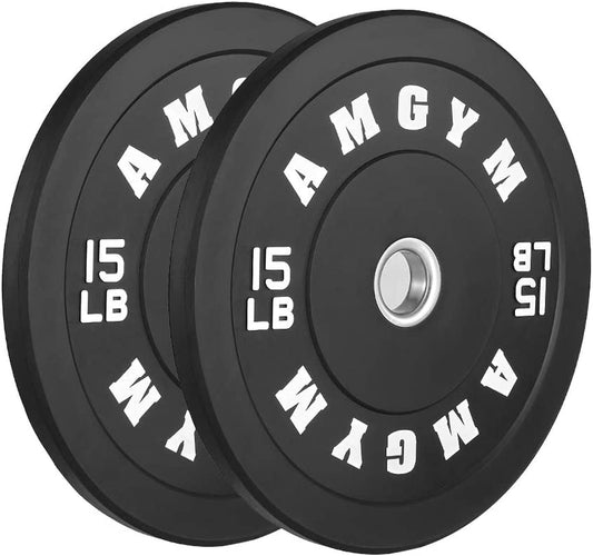 LB Bumper Plates – Olympic Weight Plates with Steel Insert, Durable & High-Performance for Strength Training