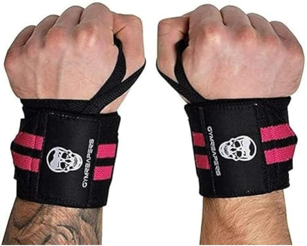 IPF Approved Gymreapers Wrist Wraps – 18" Heavy-Duty Support for Powerlifting & Weightlifting, Enhanced Stability & Comfort