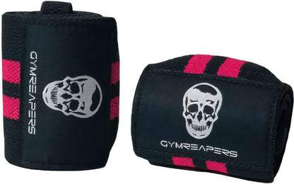 IPF Approved Gymreapers Wrist Wraps – 18" Heavy-Duty Support for Powerlifting & Weightlifting, Enhanced Stability & Comfort