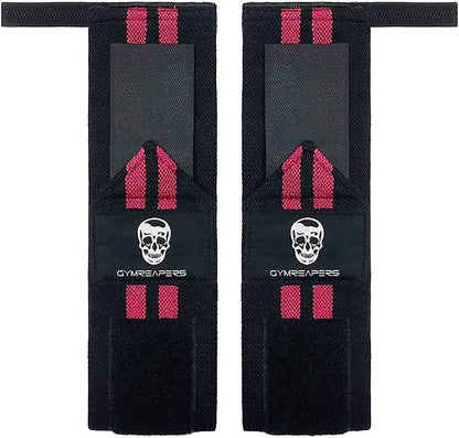 IPF Approved Gymreapers Wrist Wraps – 18" Heavy-Duty Support for Powerlifting & Weightlifting, Enhanced Stability & Comfort